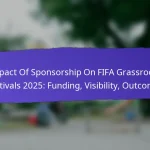 Volunteer Training Programs For FIFA Grassroots Festivals 2025: Preparation, Effectiveness, Feedback